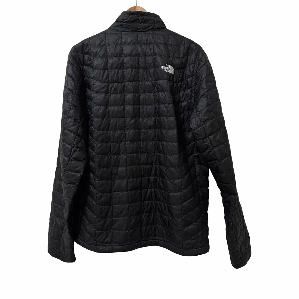 The North Face Mens Quilted Thermoball Eco Full Zip Puffer Jacket Size M‎ Black